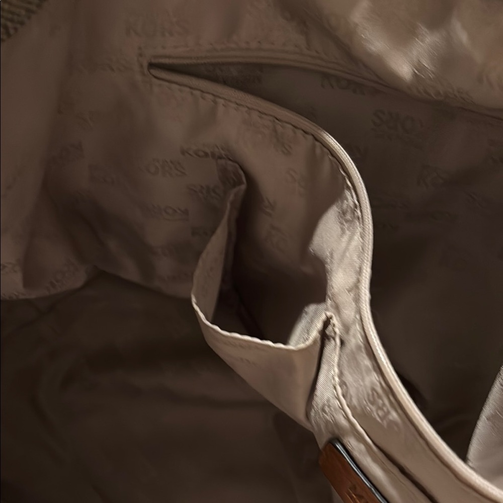 Michael Kors Tan Shoulder Bag with Rope Handles - Picture 9 of 9